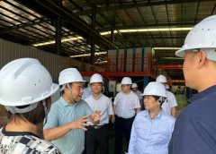 熱烈歡迎新余市水利局局長謝海峰一行領導蒞臨我司參觀指導！